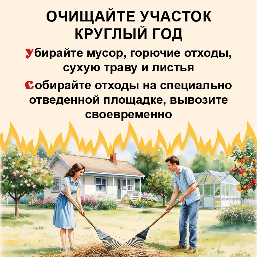 Летняя жара значительно увеличивает риск пожаров, особенно на дачах и в частных домах.